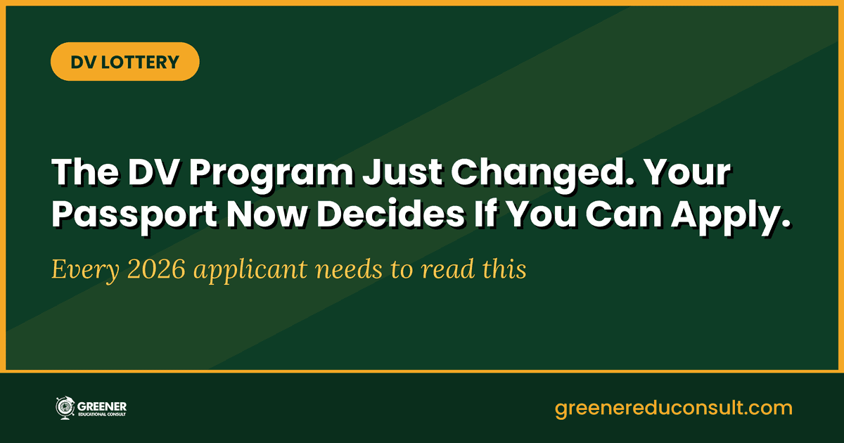 The Diversity Visa Program Just Changed. Here Is What Every Applicant Needs to Know.