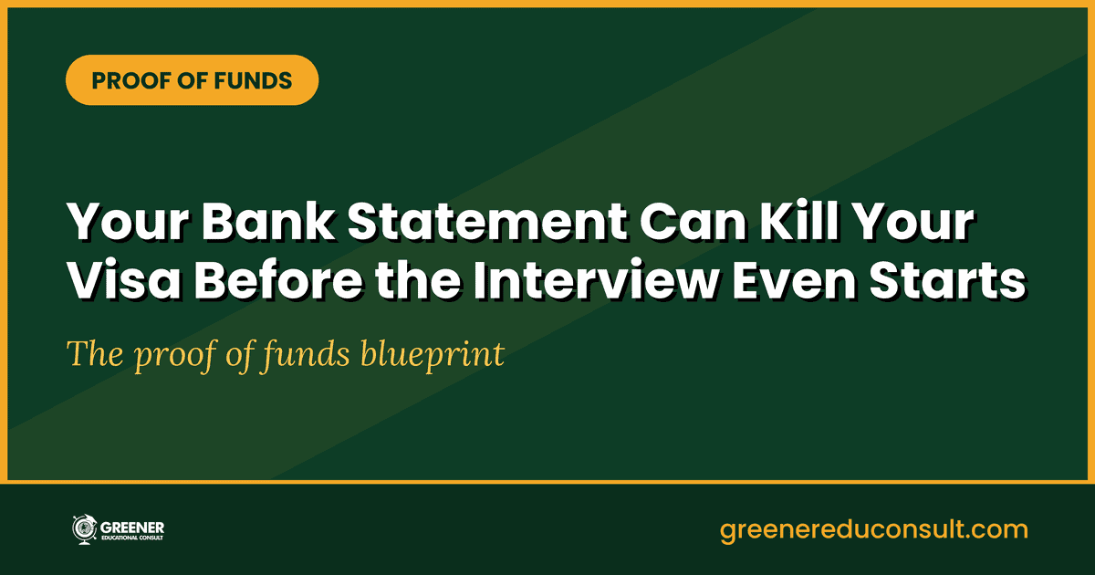 The Proof of Funds Blueprint: How to Secure Your Visa Without Financial Red Flags