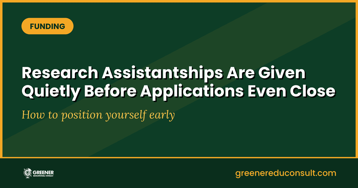 How to Get a Research Assistantship in Graduate School