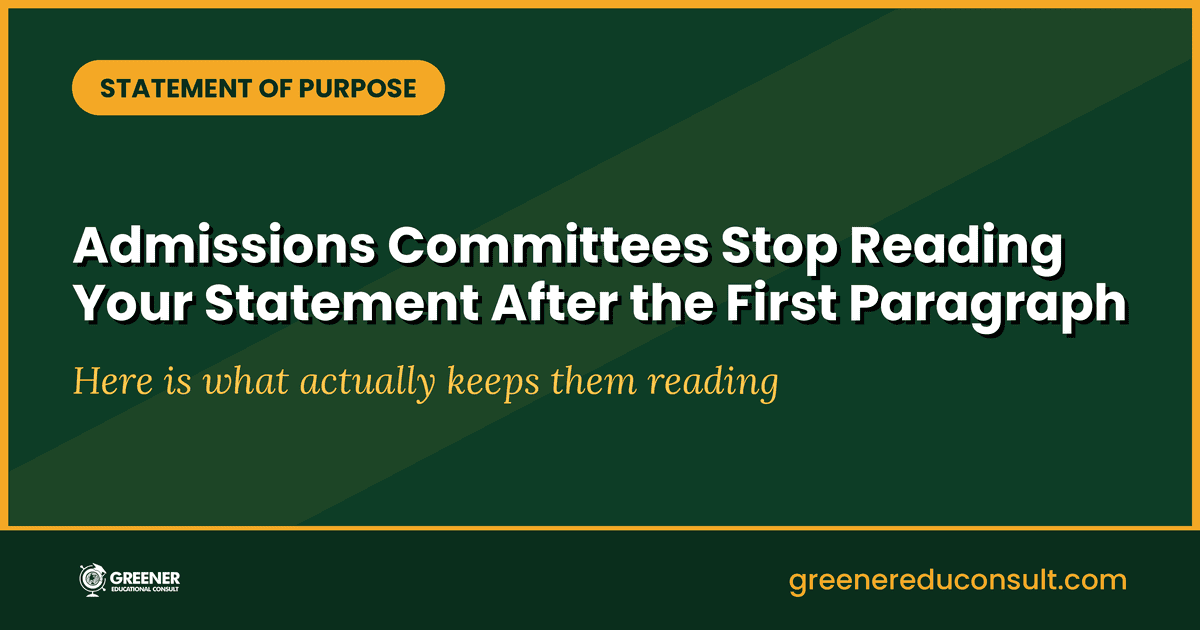 How to Write a Statement of Purpose for Graduate School