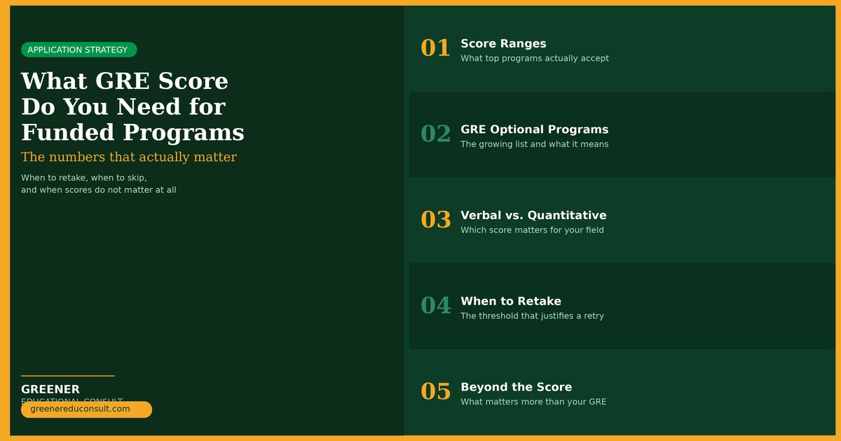 What GRE Score Do You Need for Funded Graduate Programs